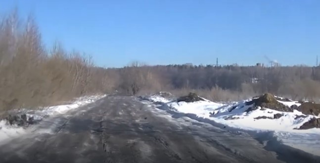 Так Пьяная длорога выглядела в 2019-м году.