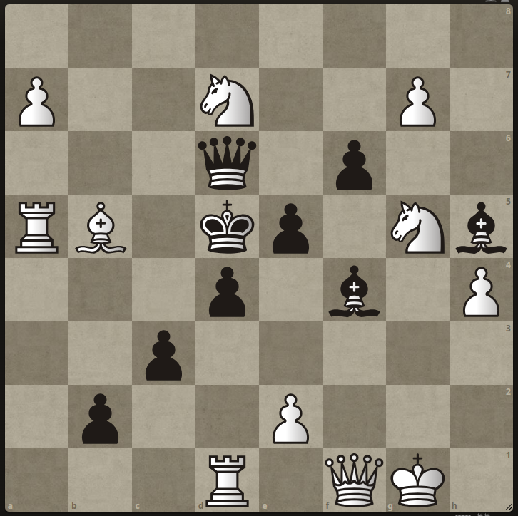 1. Мат в 1 ход, ход белых