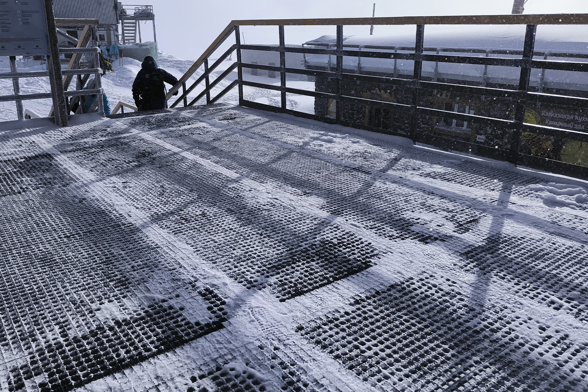 Решетчатый настил с противоскольжением