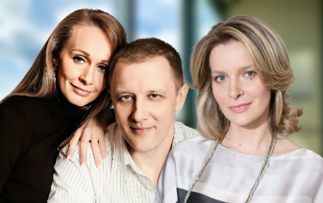 на фото Сергей Горобченко с Полиной Невзоровой и Александра Флоринская 