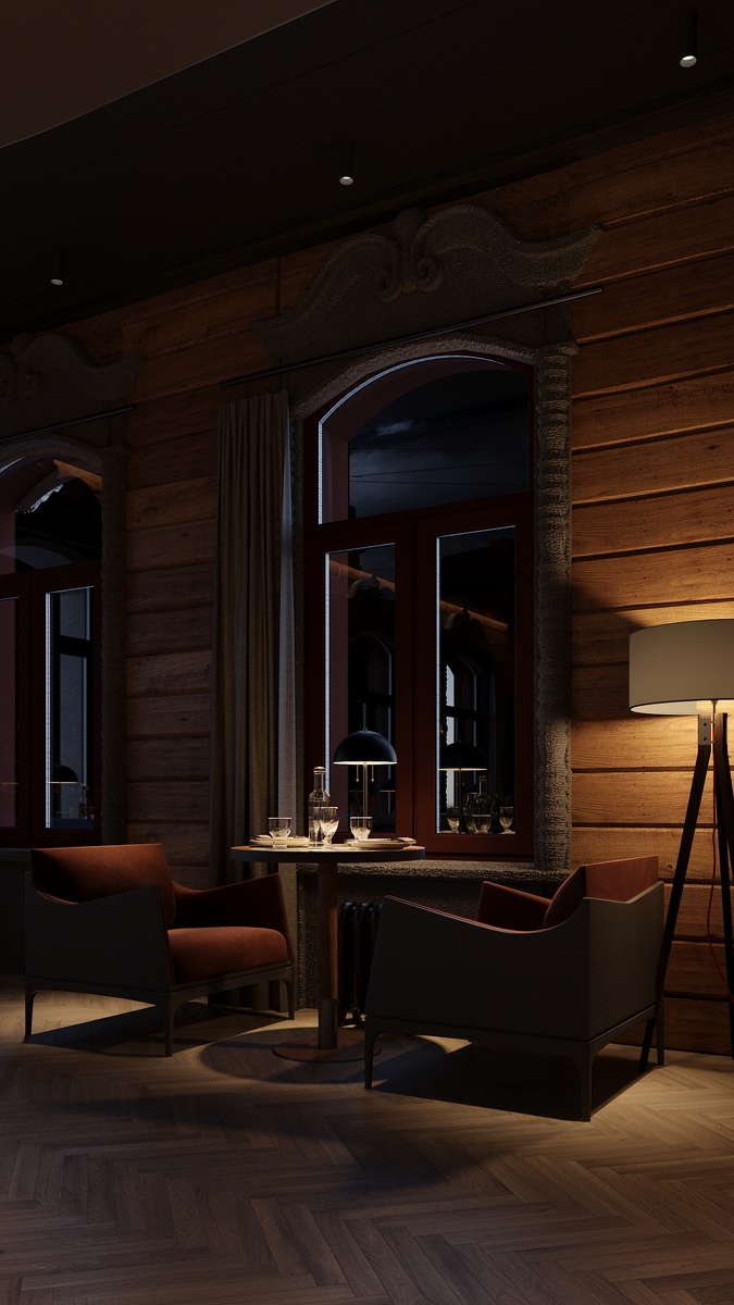 Визуализации дома питейной культуры в Тюмени