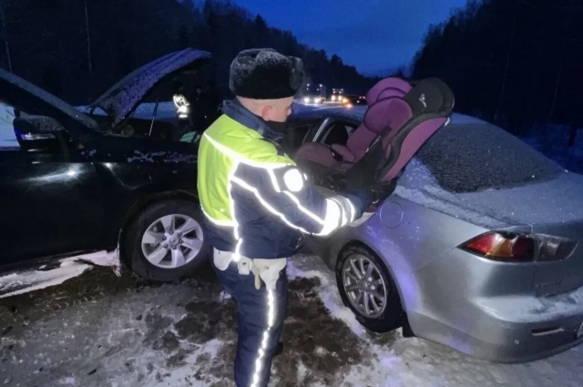    В ГИБДД рассказали о массовом ДТП на Серовском тракте с 6-ю пострадавшими