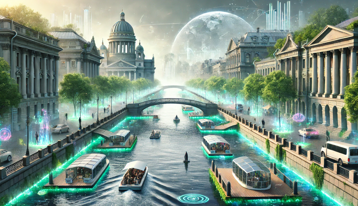 Санкт-Петербург 2074 глазами ИИ