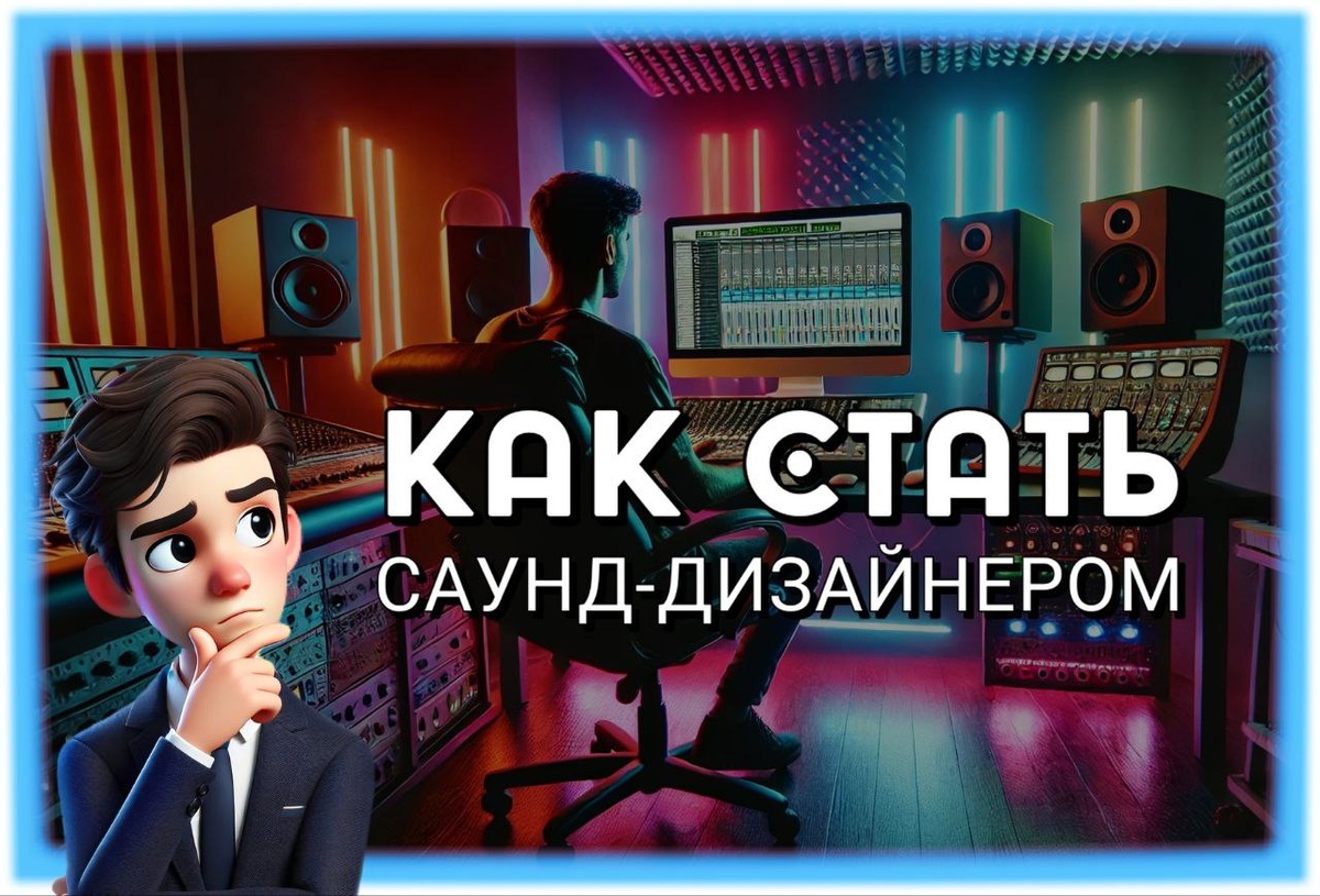 Человек думает как стать саунд дизайнером