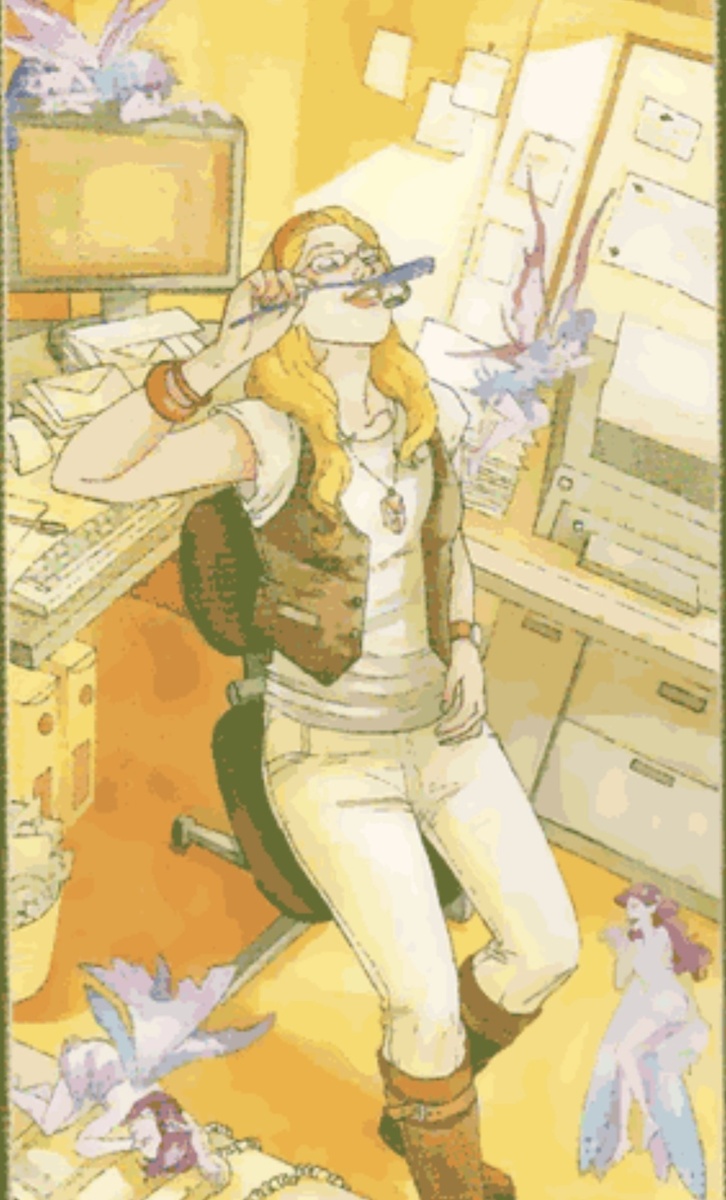 Карта 4 мечей в Таро Книга Теней II