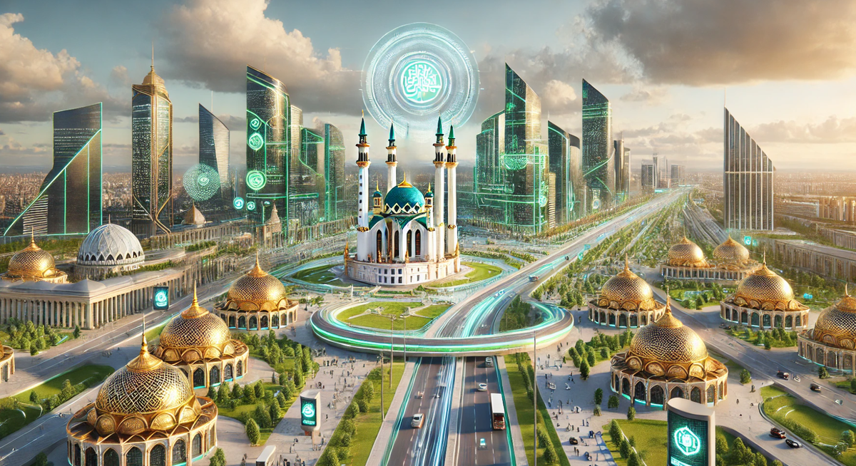 Какзань 2074 года глазами ИИ