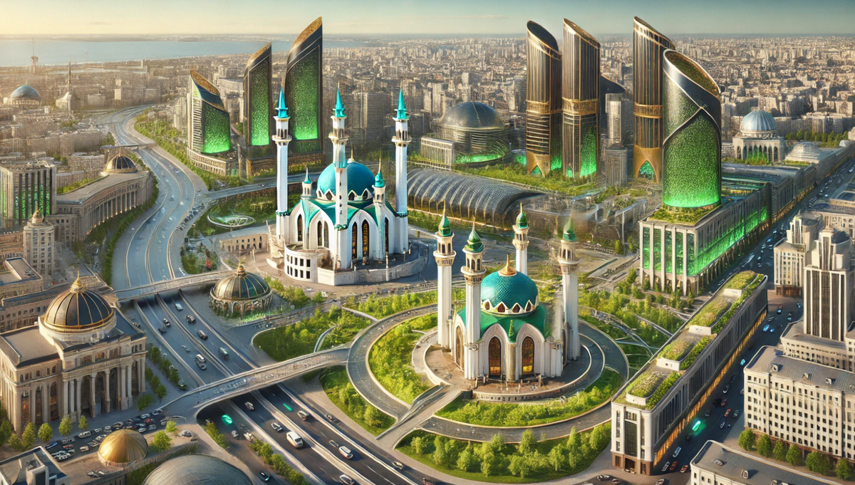 Казань 2074 глазами ИИ