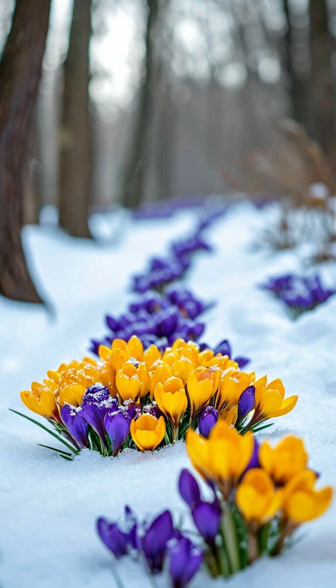 очаровательные крокусы