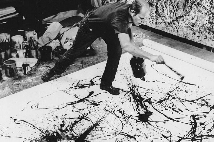 Джексон Поллок в студии