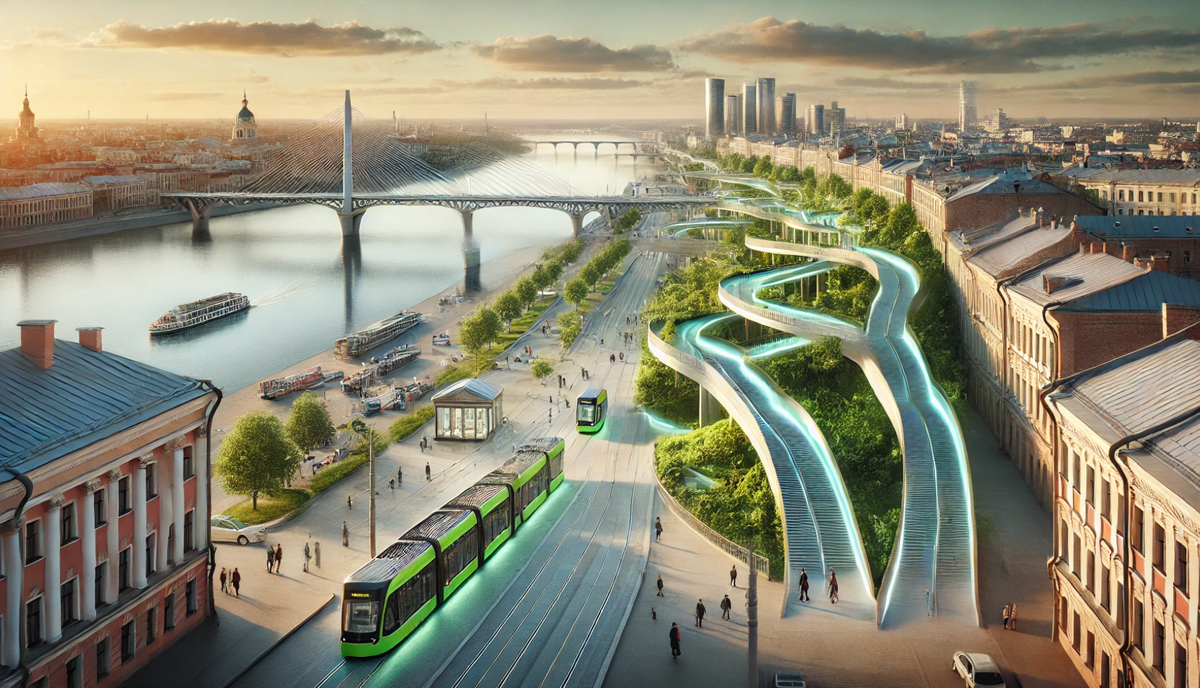 Нижний Новгород в 2074 году глазами ИИ