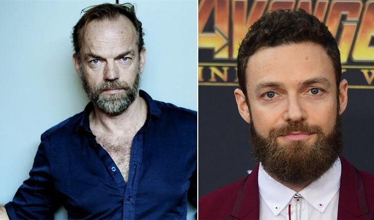    Хьюго Уивинг и Росс Маркуанд