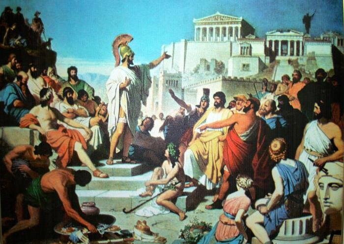 Народное собрание в Др. Греции