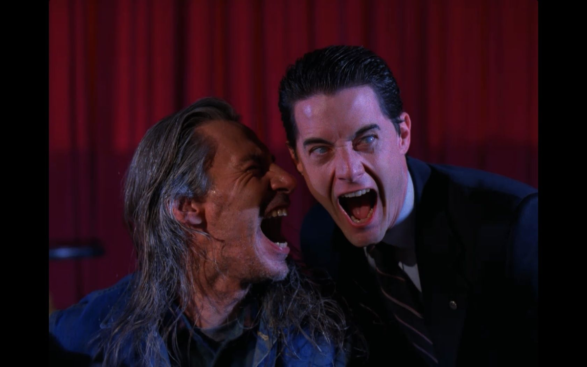 Специальный агент Дейл Купер и злобный дух Боб