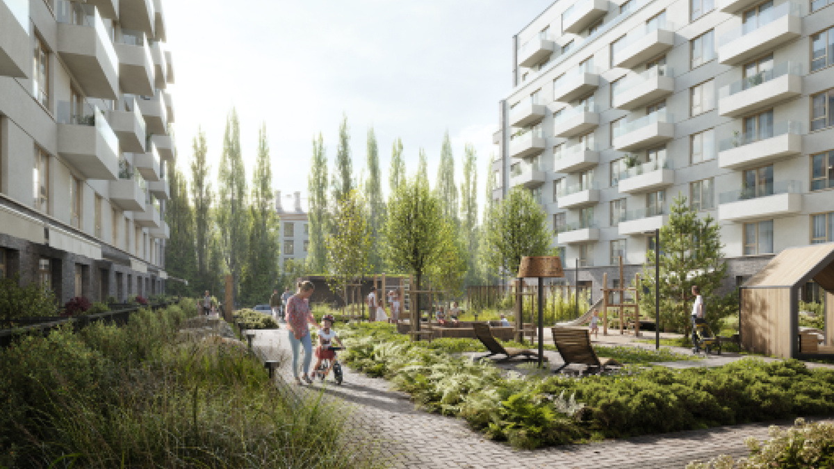 г. Барнаул, Меланж - дом рядом с парком