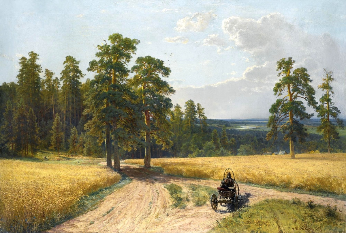 На опушке соснового леса, И. Шишкина