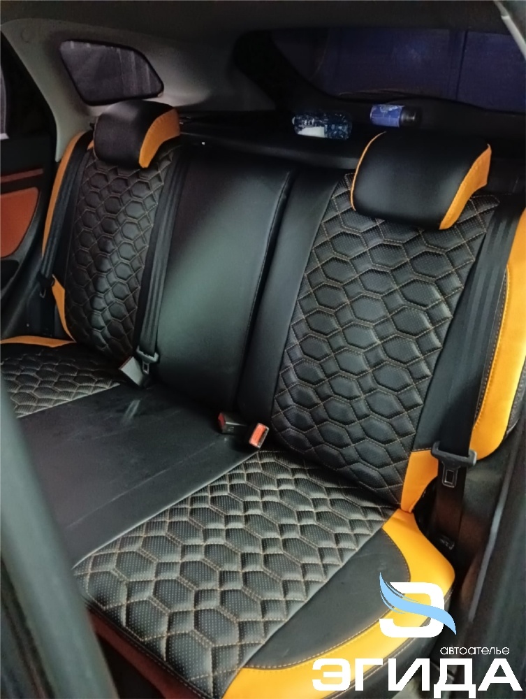 Пример авточехлов на Лада Веста от автоателье "Эгида"