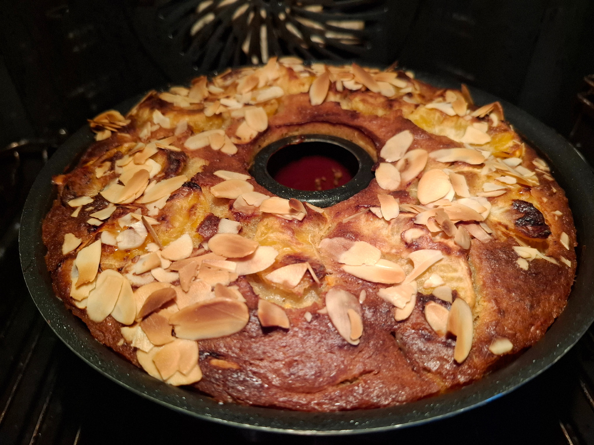 Фото автора.Готовим кекс