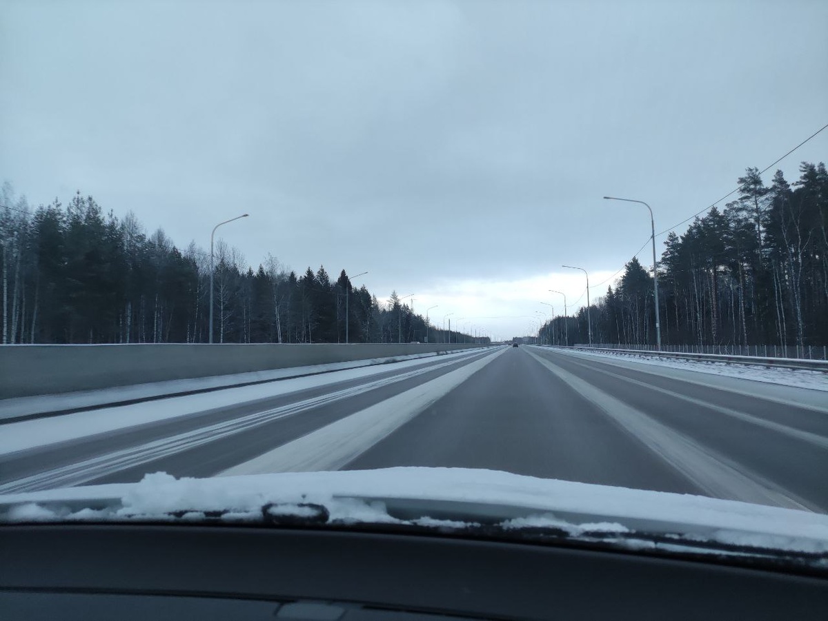 Состояние дорожного полотна на "платке" идеальное