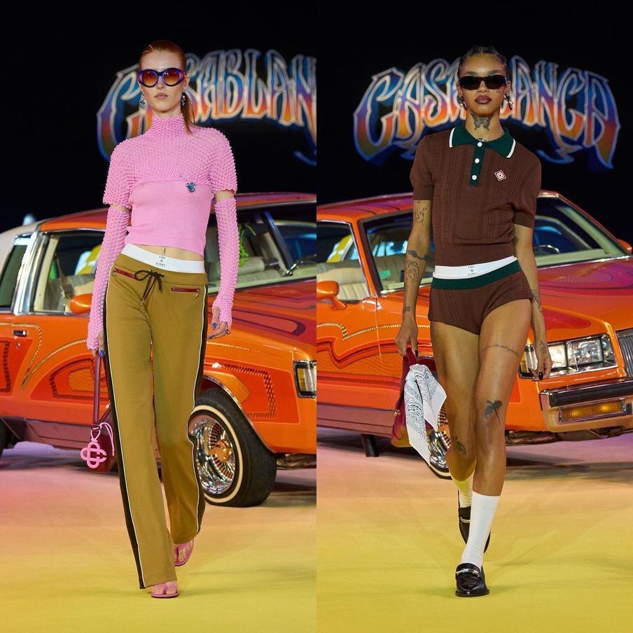 casablancaparis.com
Модели на показе Casablanca весна-лето – 2025.