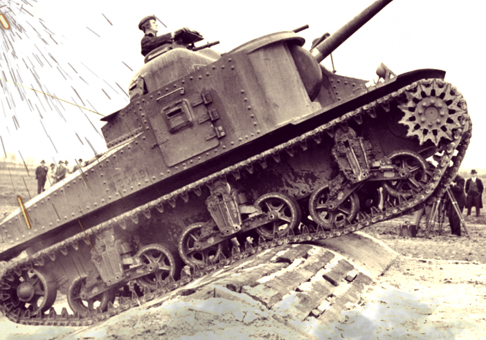 Американский Medium Tank M3 первых испытаний