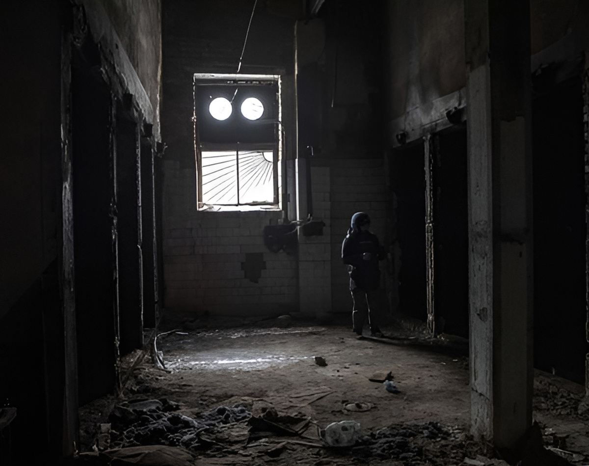 Здание мясокомбината, ставшее пыточной нацбатальона «Айдар». Фото автора.