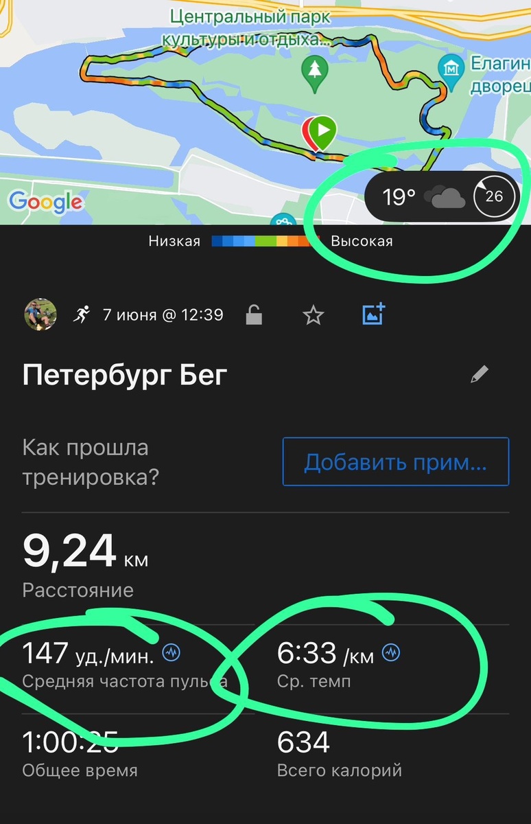 Тренировка 7 июня