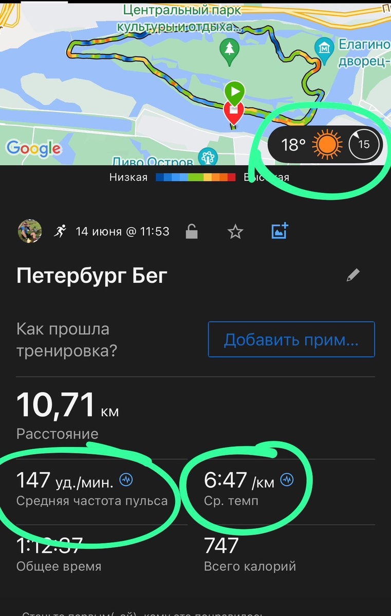 Тренировка 14 июня.