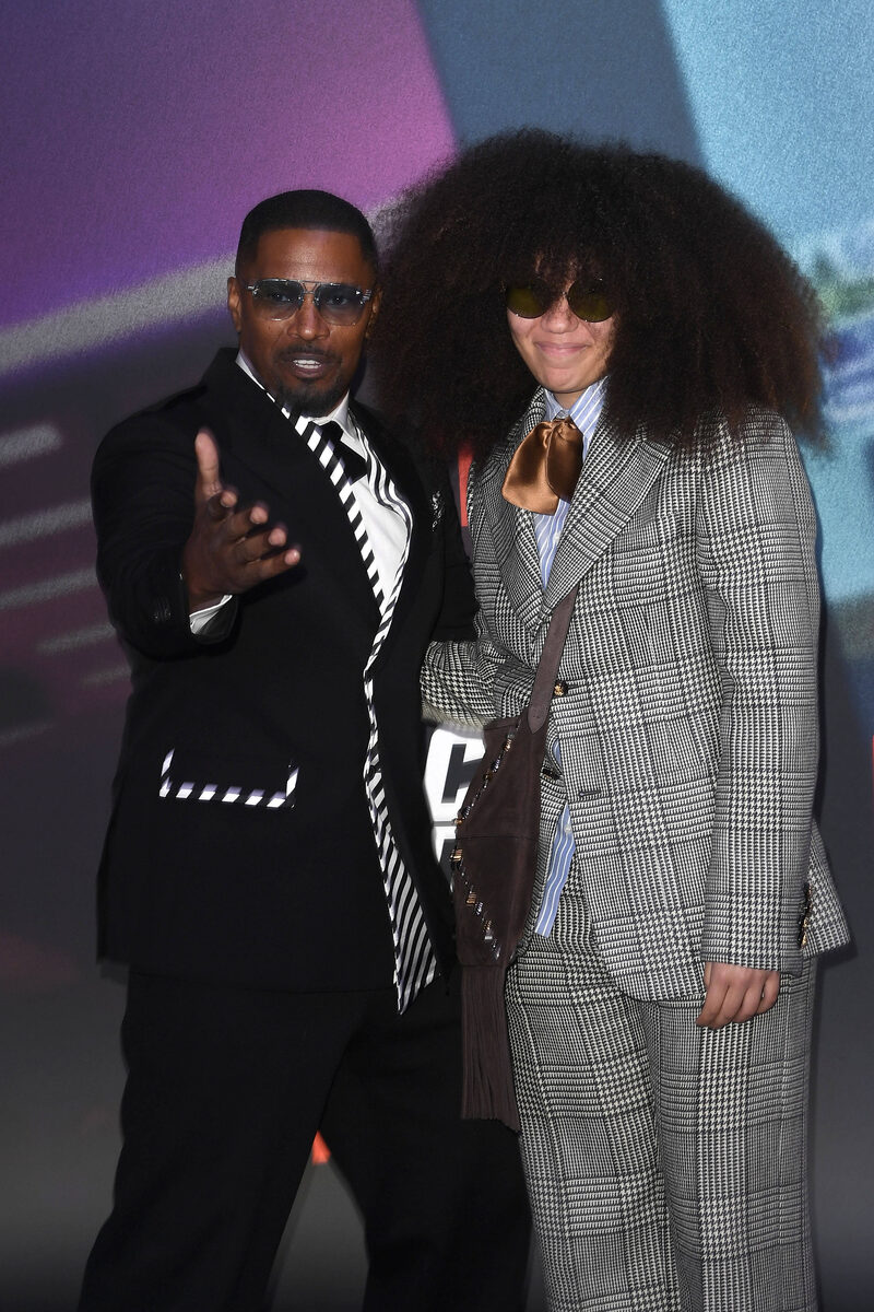    Джейми Фокс с дочерью на красной дорожкеLegion-Media