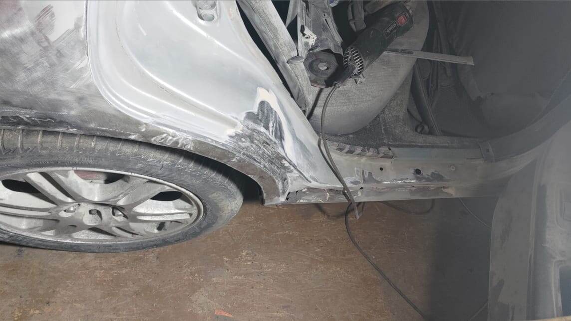 Видень шов под шпаклёвкой