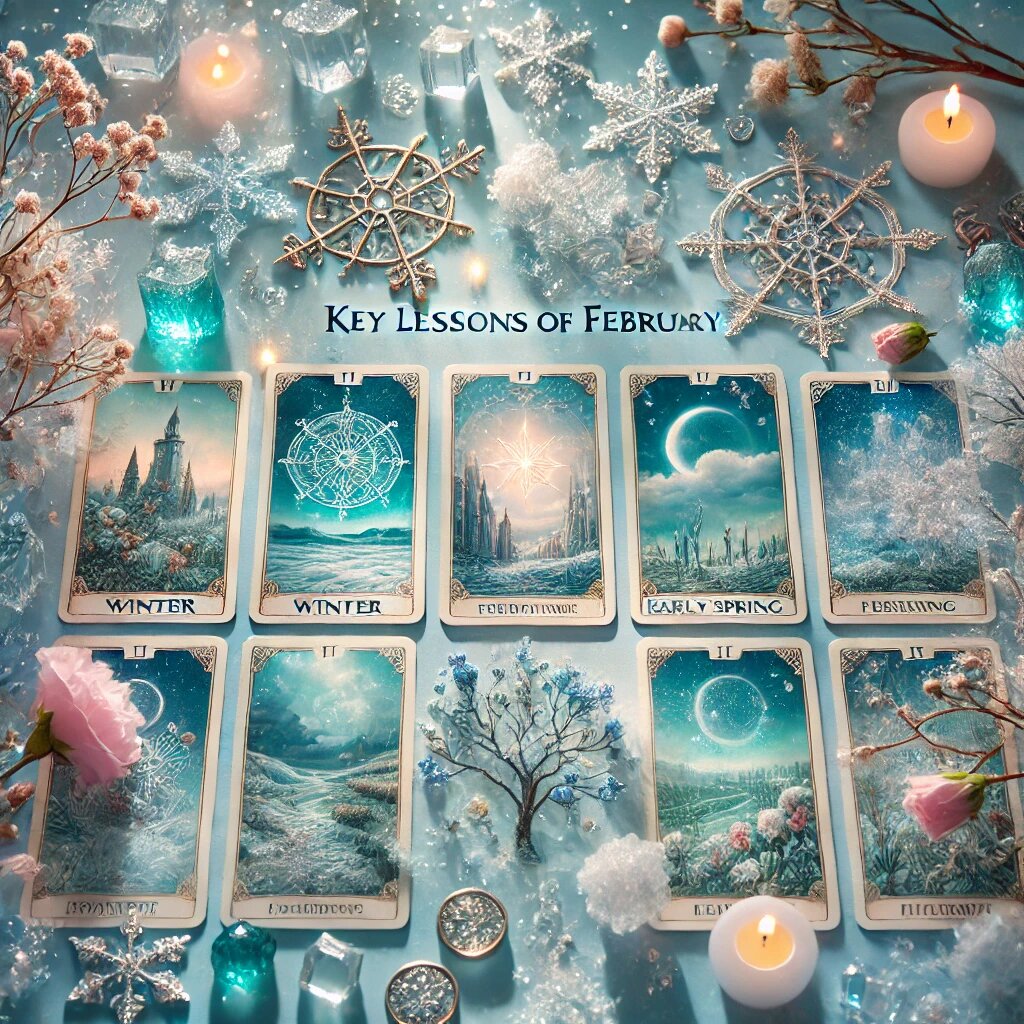 Лев: Таро расклад "Ключевые Уроки" февраля 2025