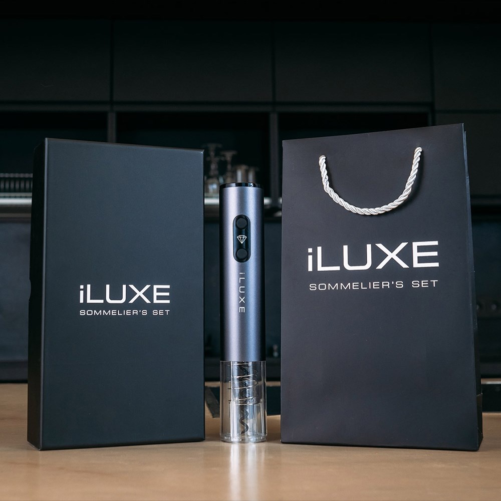Подарочный набор сомелье iLUXE Space Gray