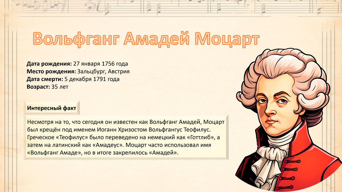 Вольфганг Амадей Моцарт