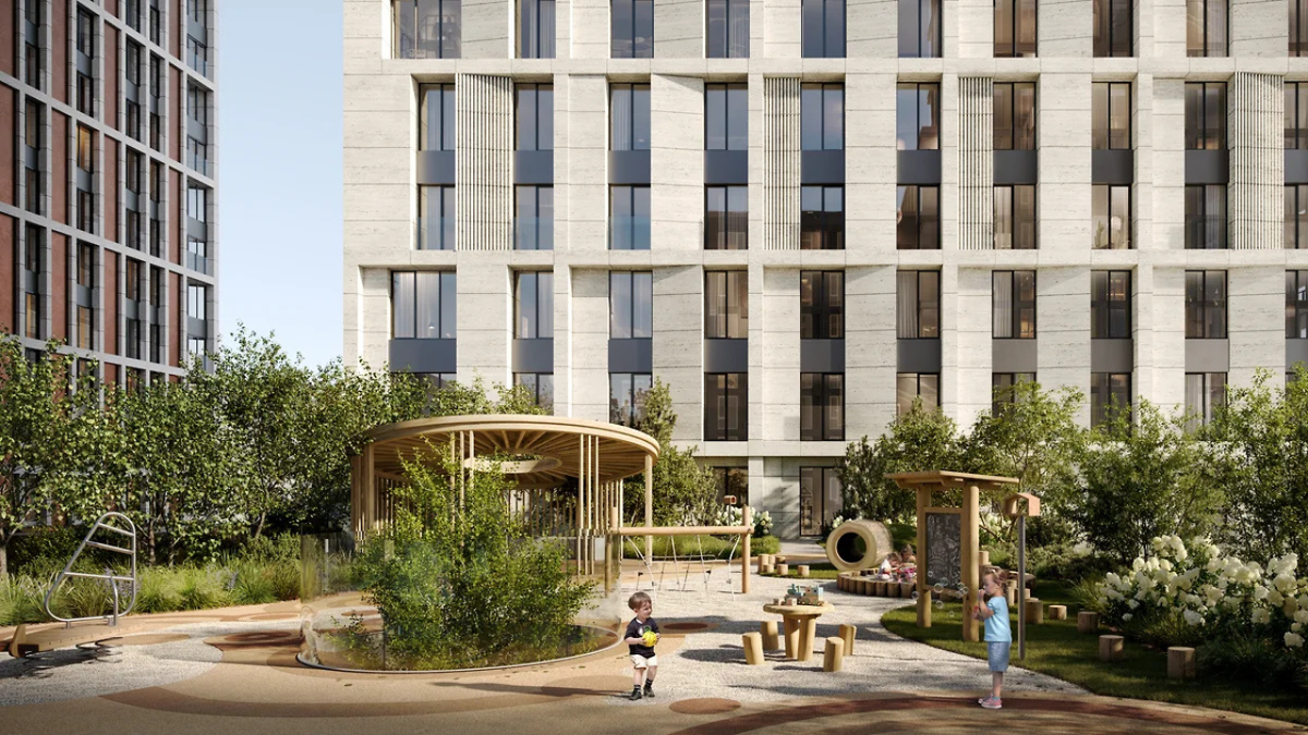 Площадка детского сада и школы Discovery в квартале SOUL. Фото: пресс-служба FORMA