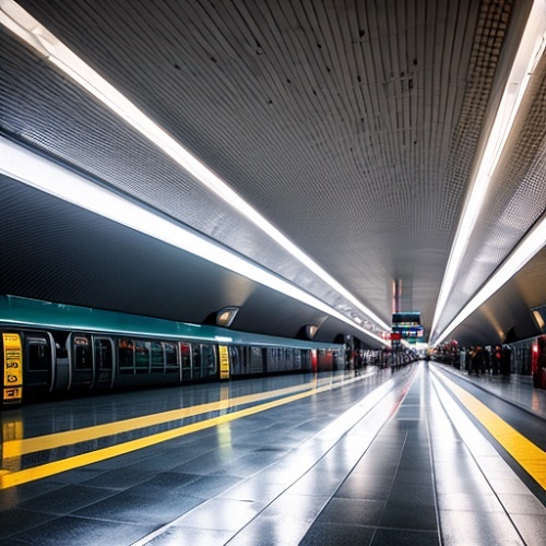 Современная станция метро