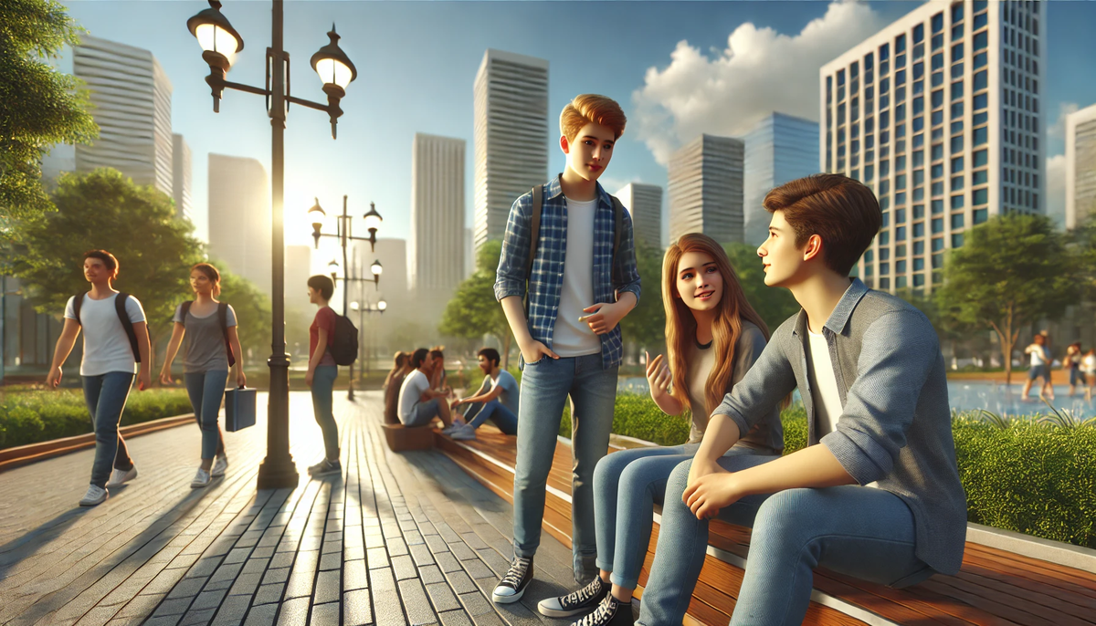 Ребята делятся переживаниями друг с другом