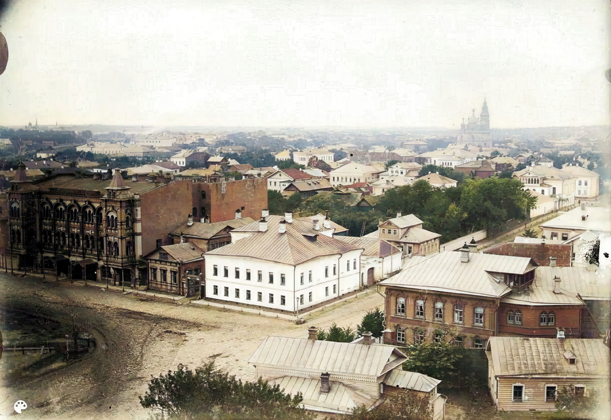 Рыбинск - Панорама города с пожарной каланчи