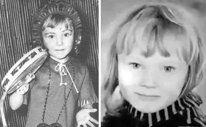 Патрисия Каас в детстве.