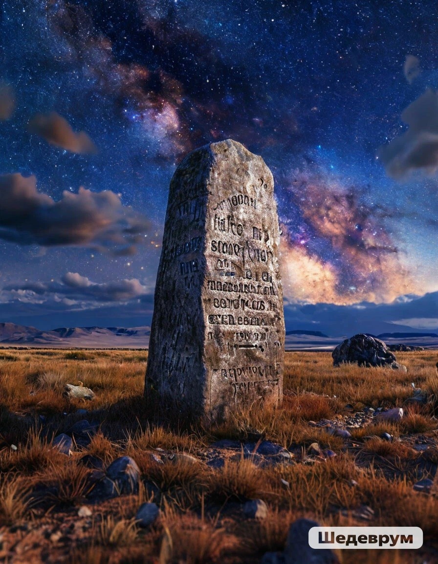 Арт создан С.Лун... (интересный арт получился, но, что там написанно не разберешь!)))