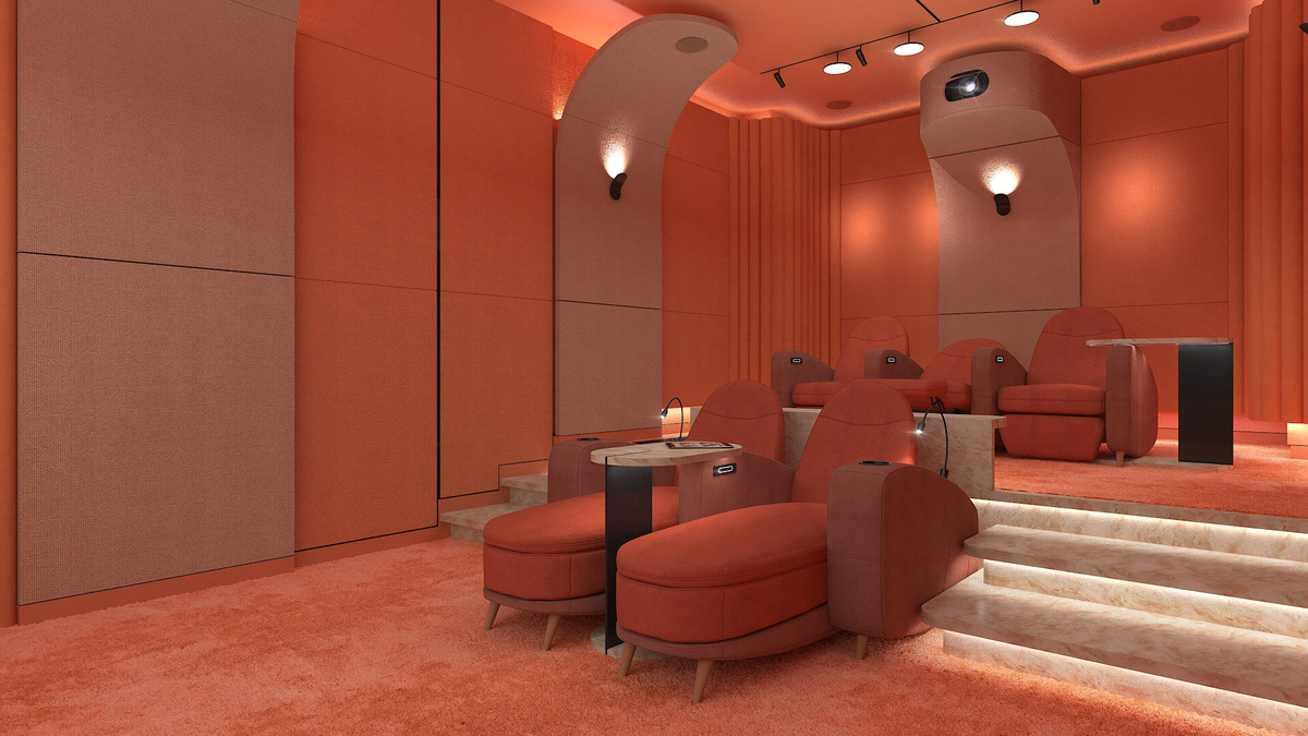 Кресла в винтажном стиле в интерьере «цифрового среднеземноморского барокко»