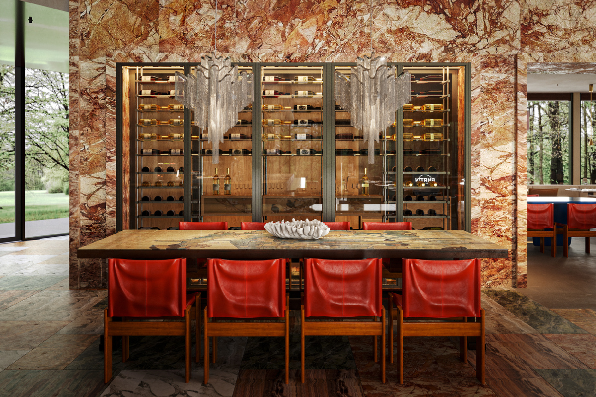 Визуализация ресторана, дизайн finoarte