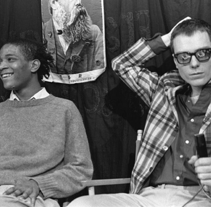 Баския и Гленн О'Брайена на шоу "TV Party". 1979