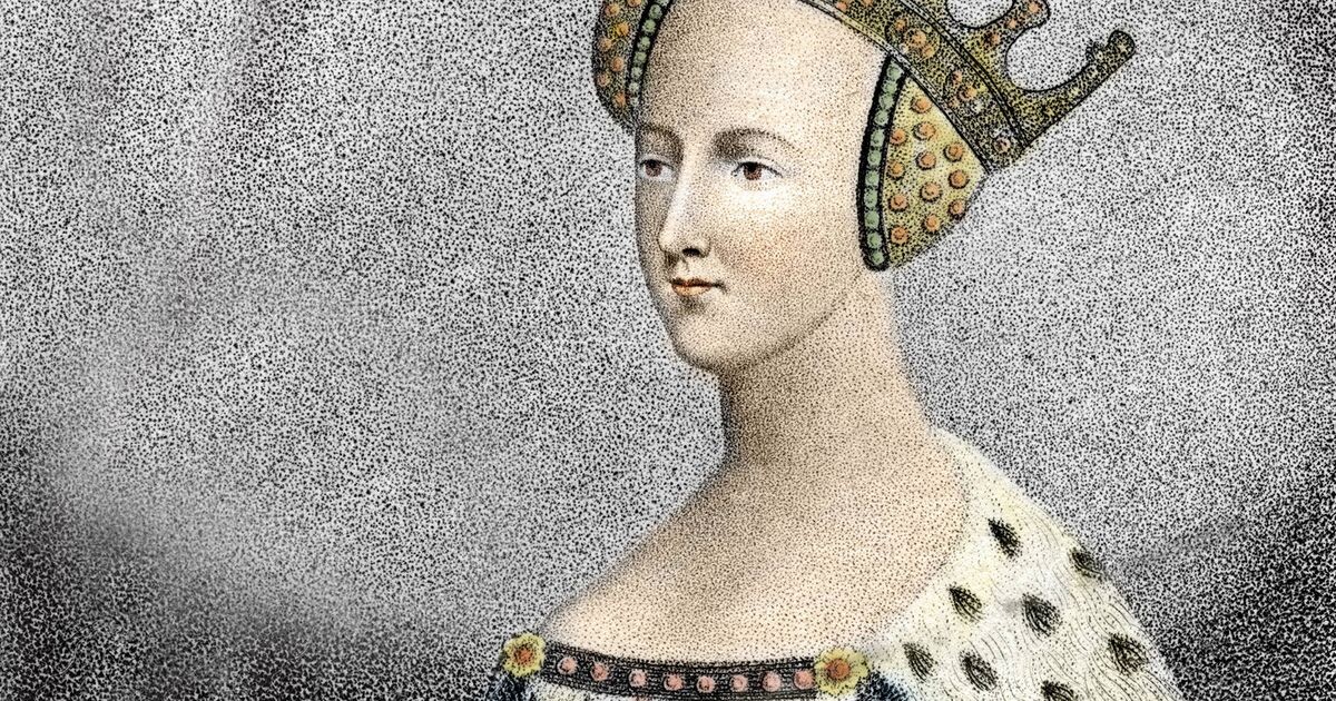 Такой изображали Екатерину Валуа