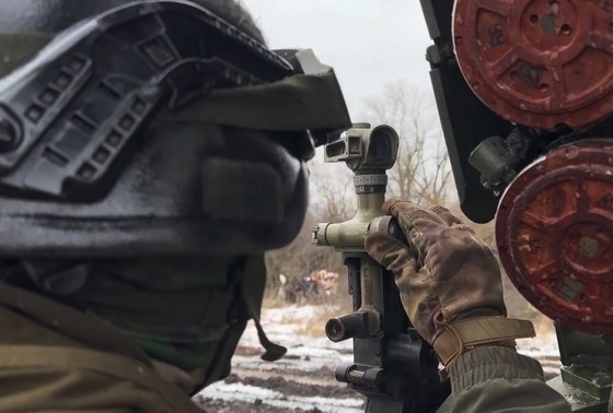    Военнослужащий ВС РФ в зоне СВО