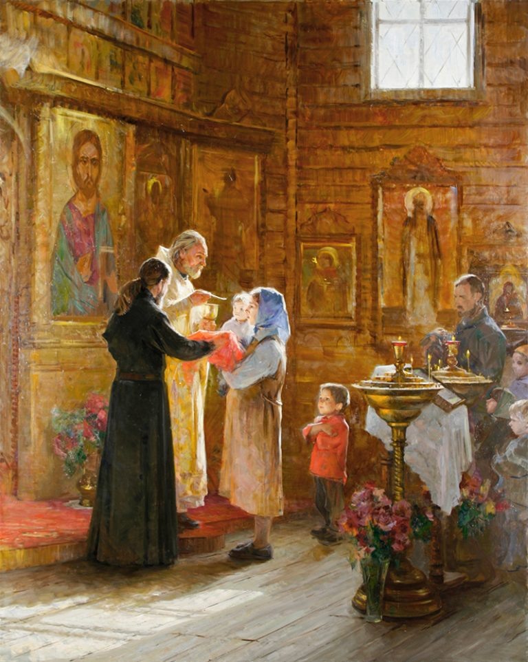 А. Косничев. «Причастие»