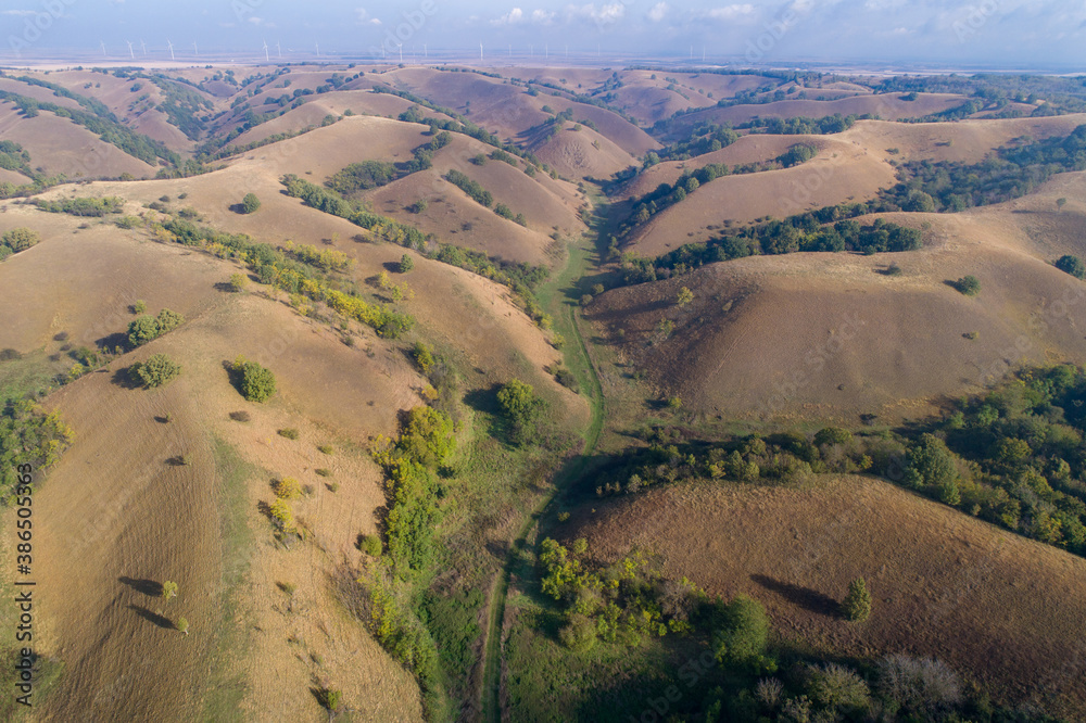 Рис. 1. Делиблатские пески, Сербия.