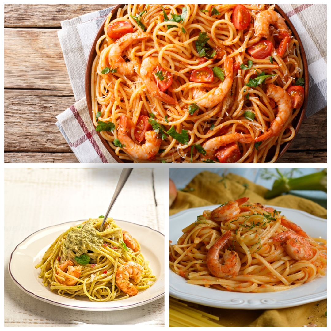 МАКАРОНЫ С КРЕВЕТКАМИ ПО ГРЕЧЕСКИ. ΓΑΡΙΔΟΜΑΚΑΡΟΝΆΔΑ. 