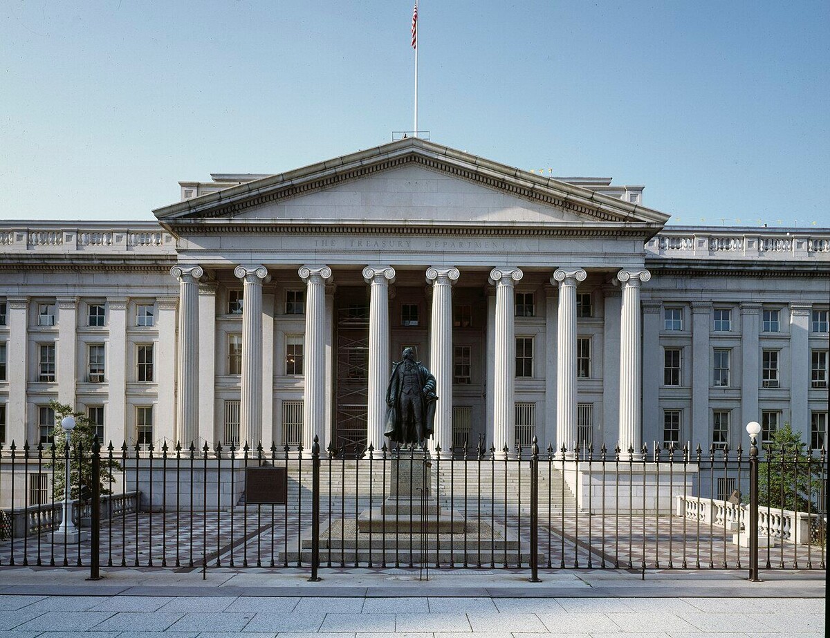    Министерство финансов США / Источник: (cc) By Carol M. Highsmith — Library of CongressCatalog