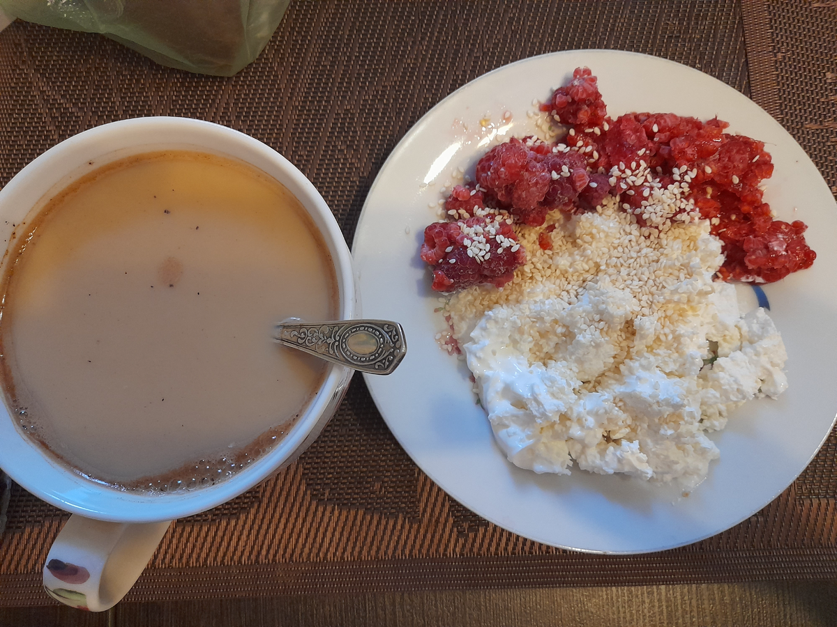 Фото автора.  Завтрак