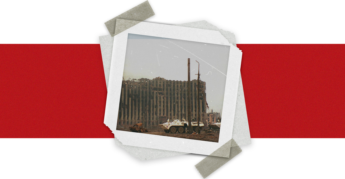 дворец Джохара Дудаева после захвата