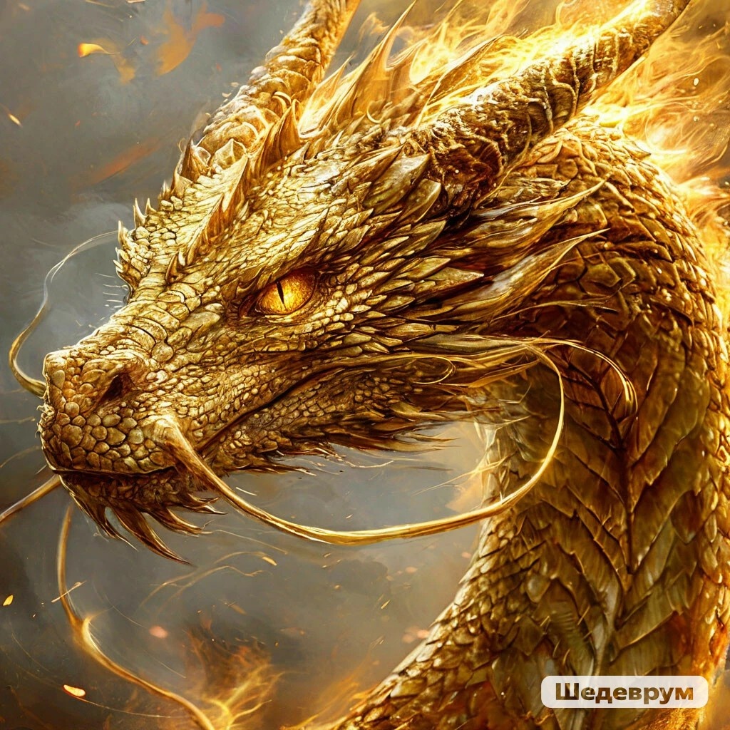 Изображение сгенерировано в нейросети Шедеврум на канале Попутный ветер - дракон Злата